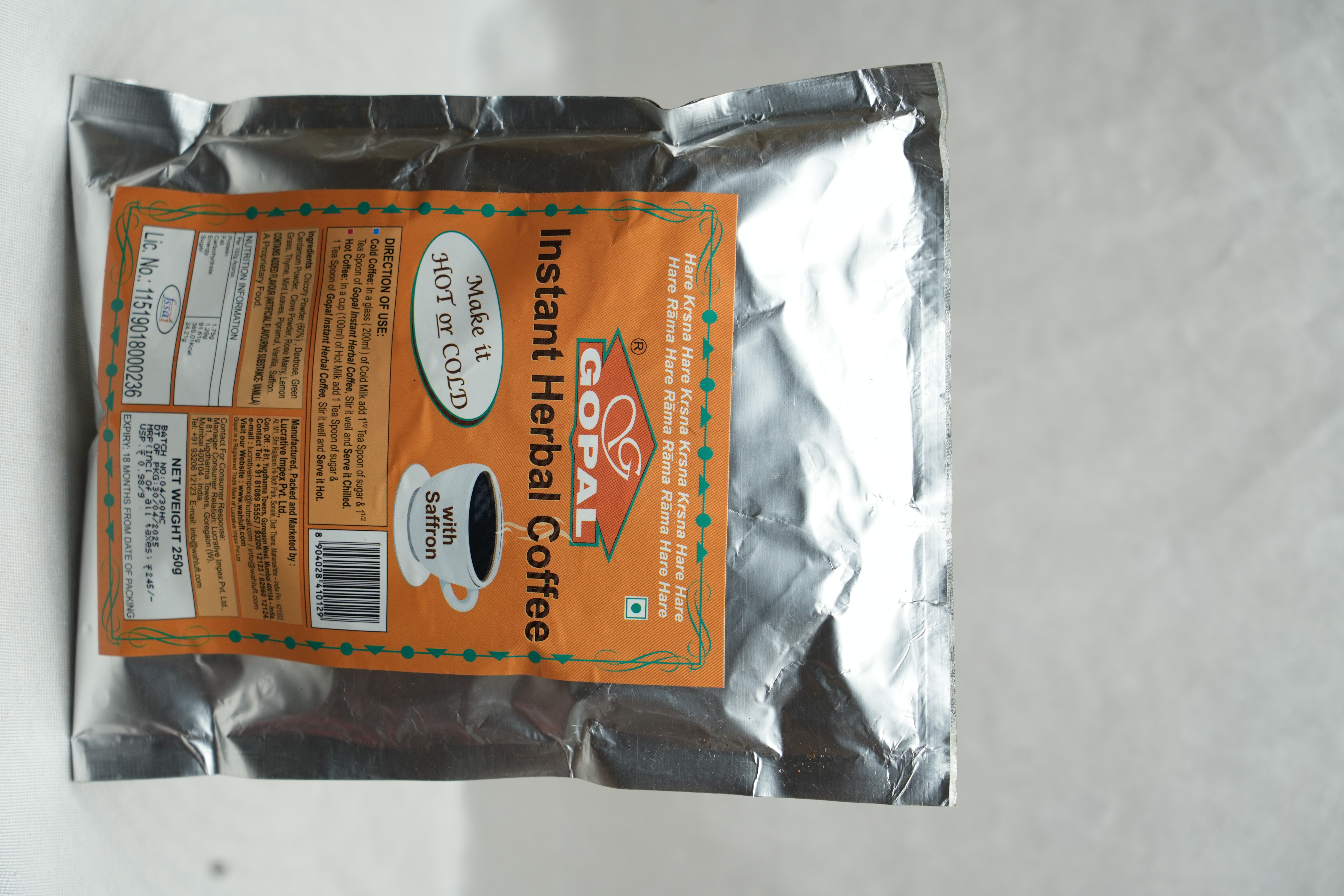Instant Herbal Coffee 250g