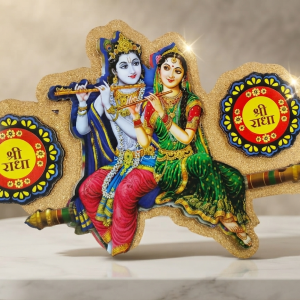 Radhe Krishna MDF Stickers